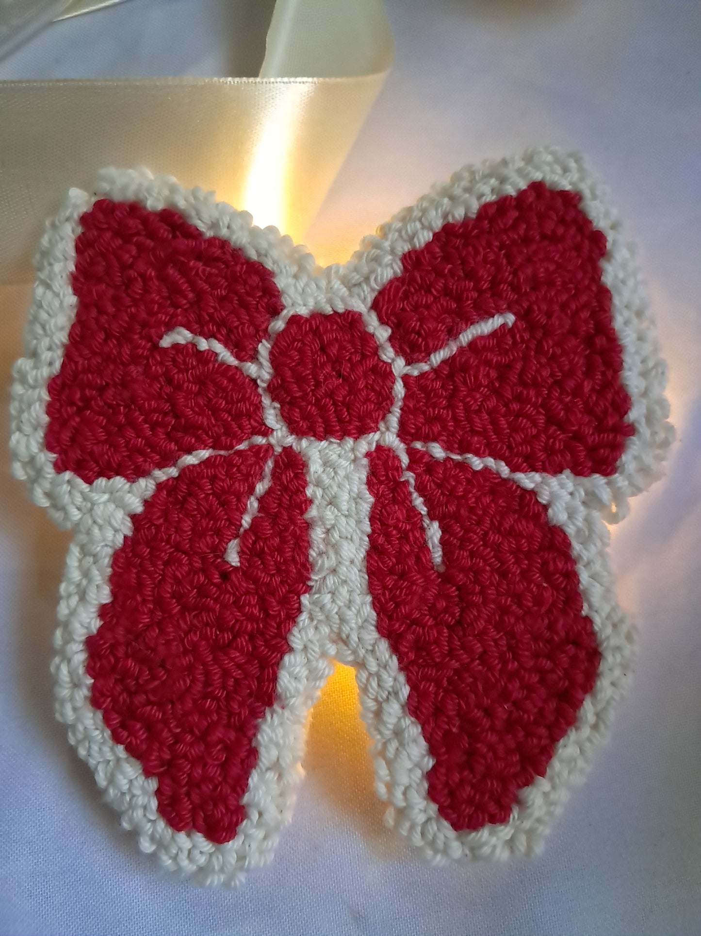 Posavasos Moño Punchneedle