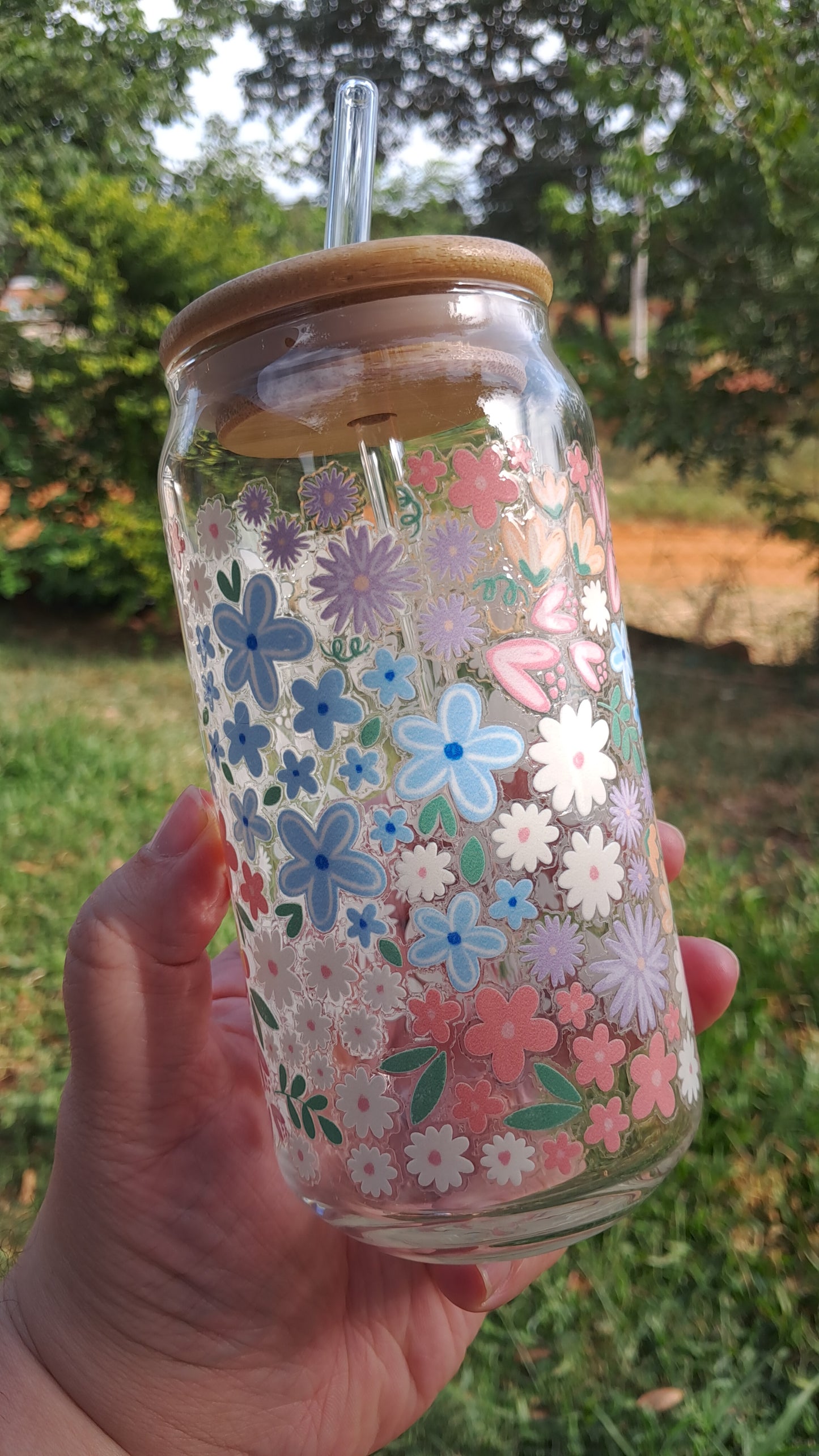 Vaso Explosión de Flores