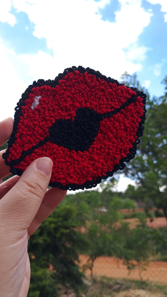 Posavaso Labios Corazón