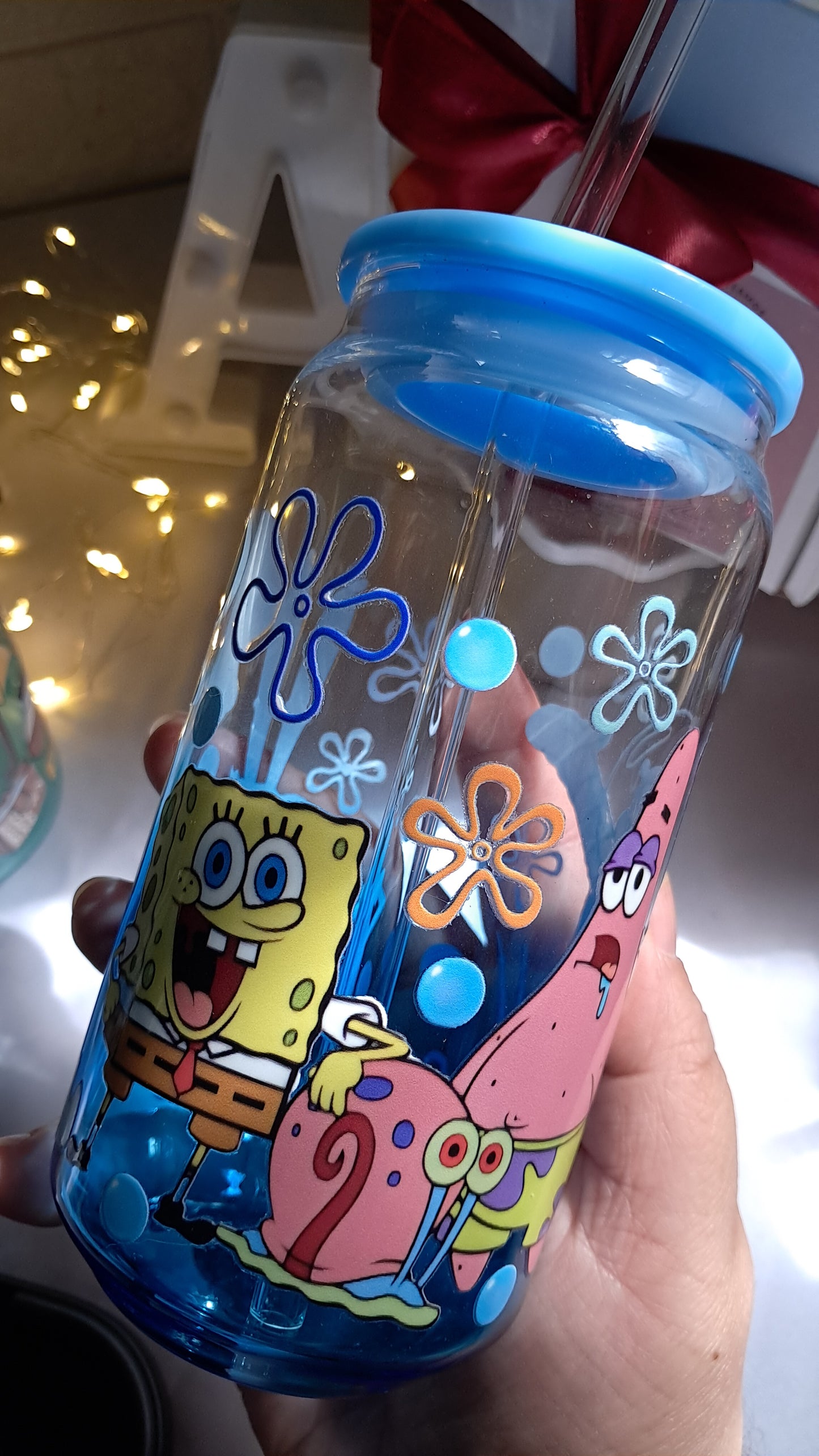 Bob Esponja Vaso de Vidrio
