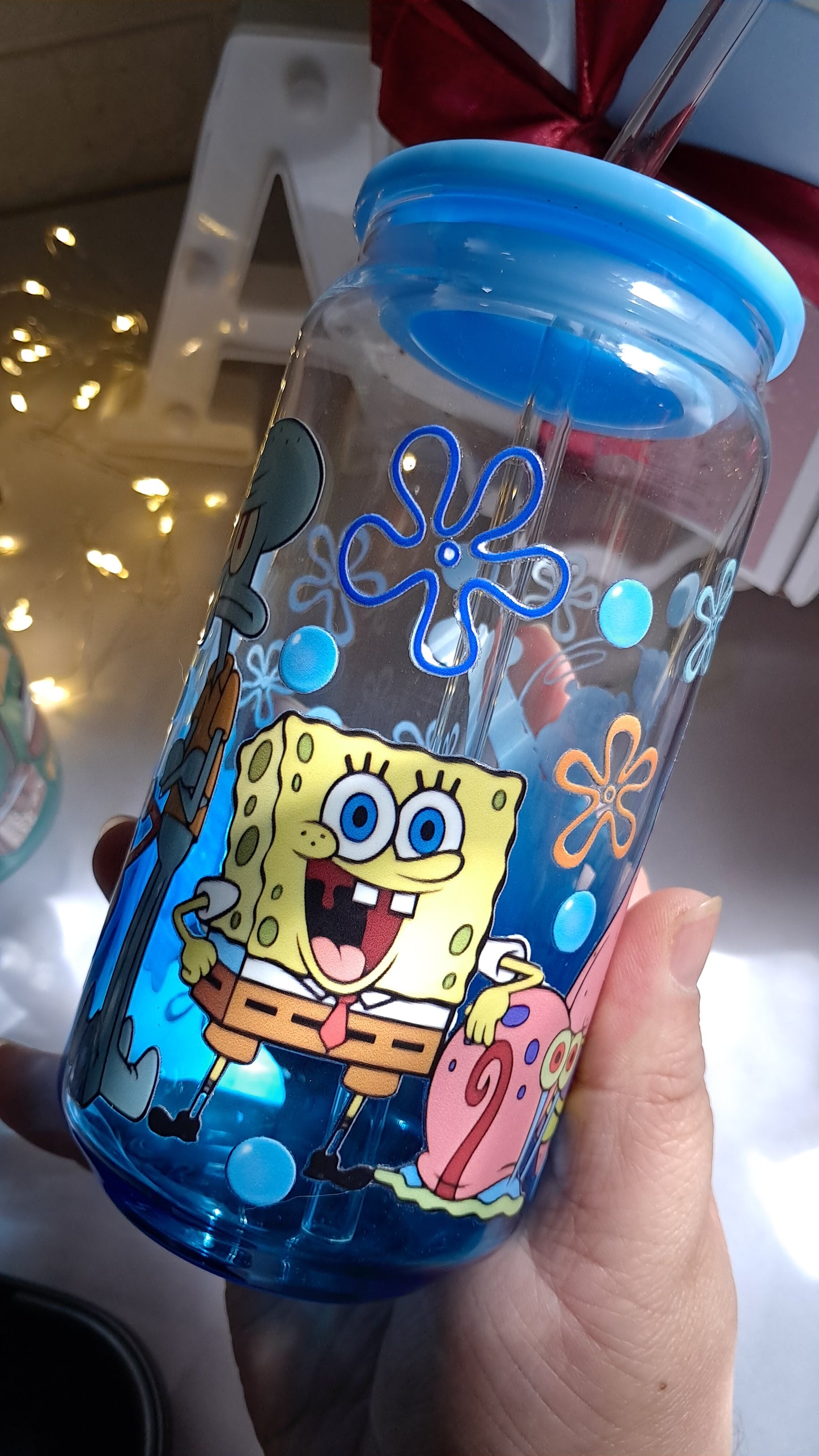 Bob Esponja Vaso de Vidrio