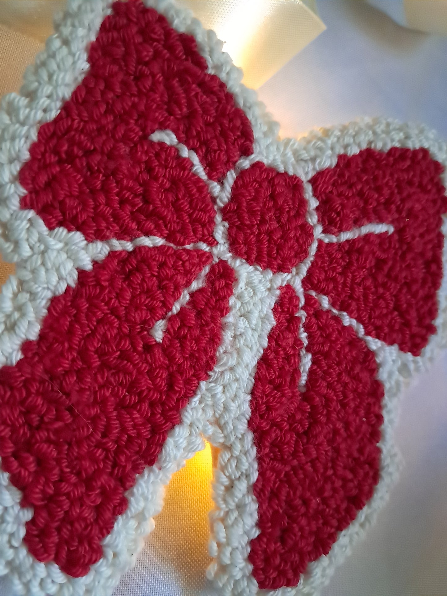 Posavasos Moño Punchneedle