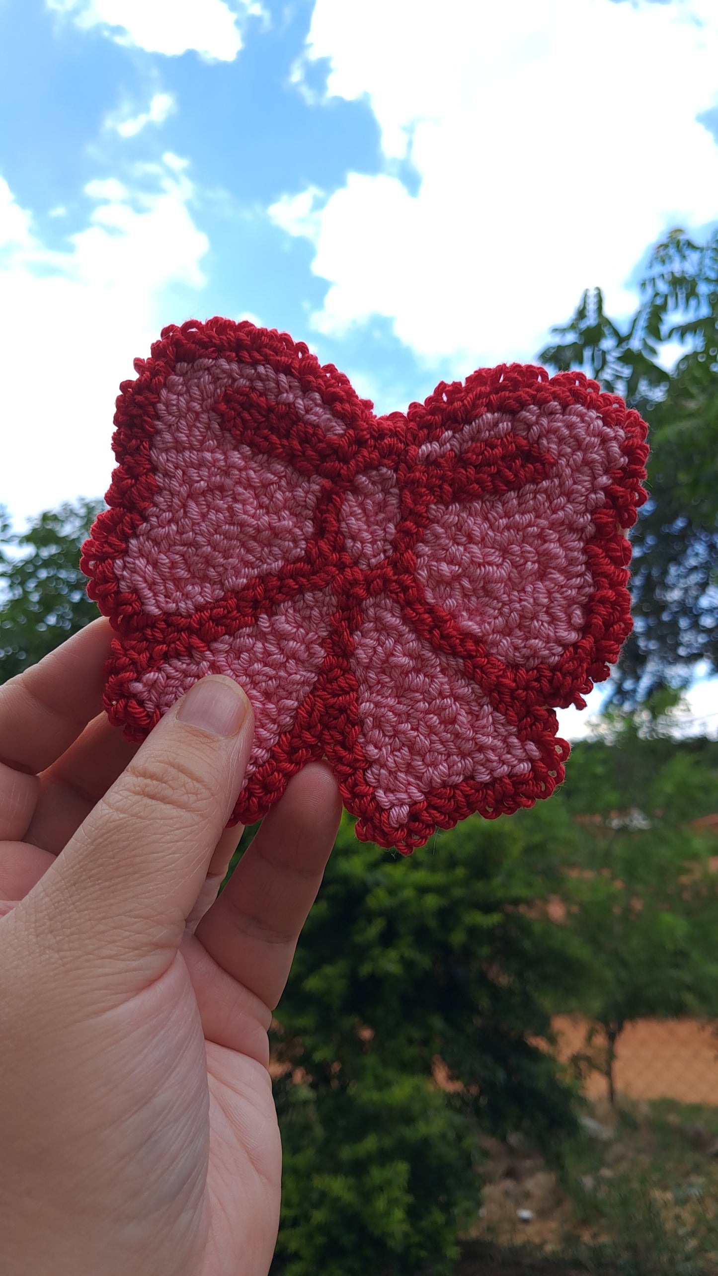 Posavasos Moño Punchneedle